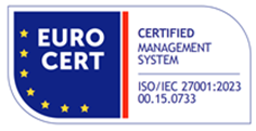 ISO/IEC 27001 certification badge
